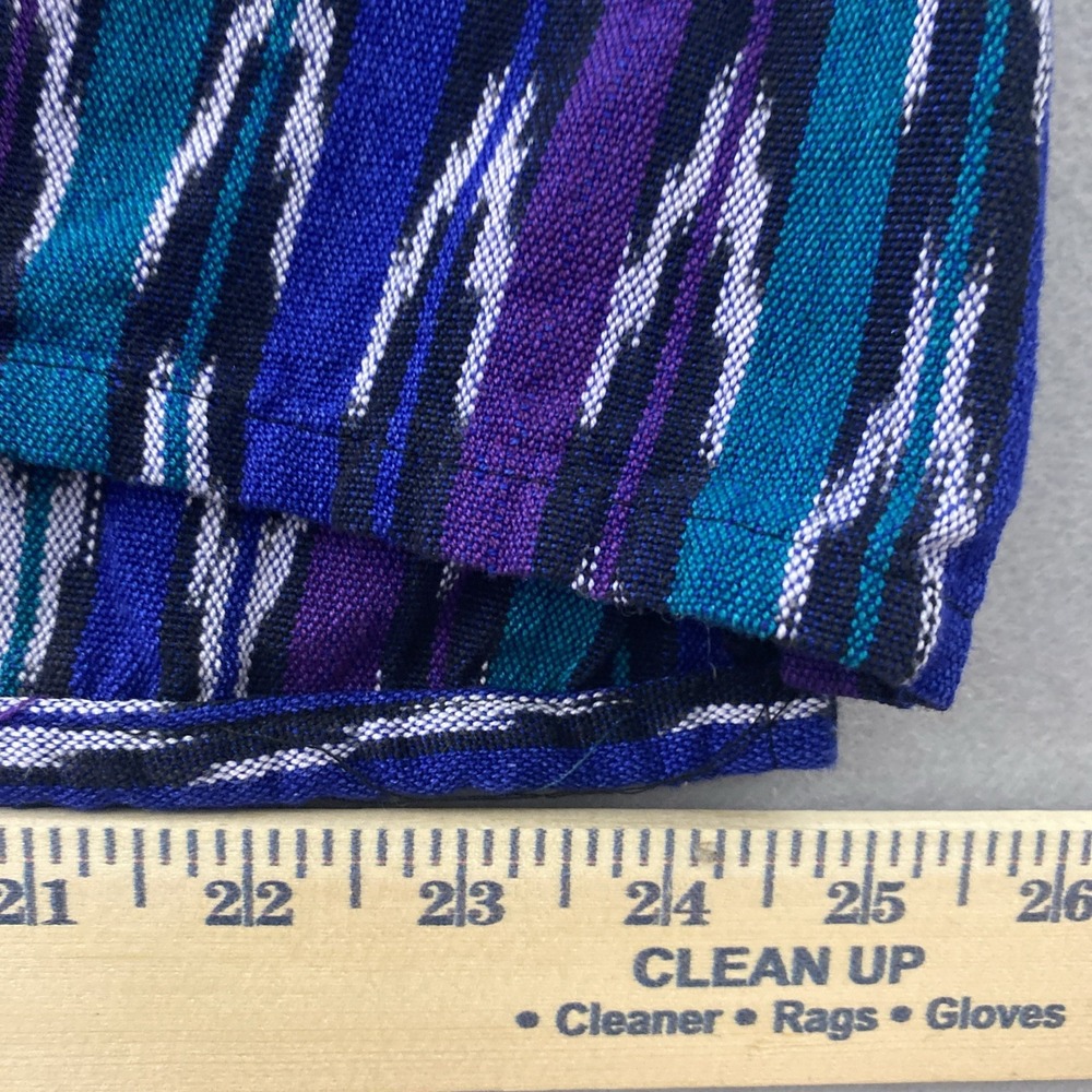 Vintage Mimbres Man Cycling Shirt - Men's XXL Cotton Tribal Stripe Southwest USA - Picture 10 of 11